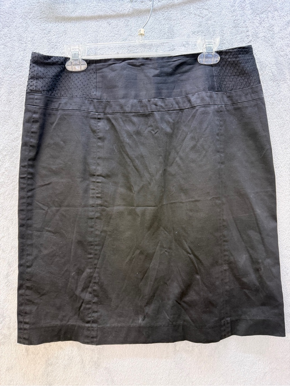 Atelier Luxe Skirt Size 12 Black Classic Women's Pencil Skirt